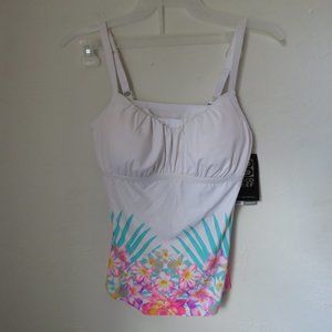 Coco Reef Perfect Fit Tankini White Multi